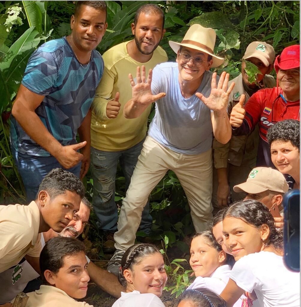 Grupo en el campo